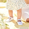 image:imageFelix amp Flora Baby Dress Shoes  Infant Baby Girls Mary Jane Flats Moccasinss Soft Sole Walking Crib ShoesBn43white