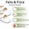 image:imageFelix amp Flora Baby Dress Shoes  Infant Baby Girls Mary Jane Flats Moccasinss Soft Sole Walking Crib ShoesBn43white