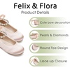 image:imageFelix amp Flora Girls Toddler Little Ballet Shoes  Flower Girls Mary Jane Flats Dress Shoes Party WeddingB836baby Pink