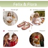 image:imageFelix amp Flora Girls Toddler Little Ballet Shoes  Flower Girls Mary Jane Flats Dress Shoes Party WeddingB836brown