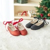 image:imageFelix amp Flora Girls Toddler Little Ballet Shoes  Flower Girls Mary Jane Flats Dress Shoes Party WeddingB836glitter Red