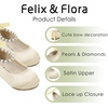 image:imageFelix amp Flora Girls Toddler Little Ballet Shoes  Flower Girls Mary Jane Flats Dress Shoes Party WeddingB836gold