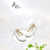 image:imageFelix amp Flora Girls Toddler Little Ballet Shoes  Flower Girls Mary Jane Flats Dress Shoes Party WeddingB836ivory White
