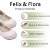 image:imageFelix amp Flora Girls Toddler Little Ballet Shoes  Flower Girls Mary Jane Flats Dress Shoes Party WeddingB836light Pink