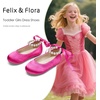 image:imageFelix amp Flora Girls Toddler Little Ballet Shoes  Flower Girls Mary Jane Flats Dress Shoes Party WeddingB836magenta