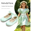 image:imageFelix amp Flora Girls Toddler Little Ballet Shoes  Flower Girls Mary Jane Flats Dress Shoes Party WeddingB836mint Green
