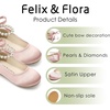 image:imageFelix amp Flora Girls Toddler Little Ballet Shoes  Flower Girls Mary Jane Flats Dress Shoes Party WeddingB836pink