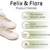 image:imageFelix amp Flora Girls Toddler Little Ballet Shoes  Flower Girls Mary Jane Flats Dress Shoes Party WeddingB836pl Beige