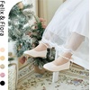 image:imageFelix amp Flora Girls Toddler Little Ballet Shoes  Flower Girls Mary Jane Flats Dress Shoes Party WeddingB836pl Beige