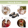 image:imageFelix amp Flora Girls Toddler Little Ballet Shoes  Flower Girls Mary Jane Flats Dress Shoes Party WeddingB836pl Black
