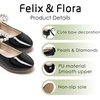 image:imageFelix amp Flora Girls Toddler Little Ballet Shoes  Flower Girls Mary Jane Flats Dress Shoes Party WeddingB836pl Black