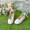 image:imageFelix amp Flora Girls Toddler Little Ballet Shoes  Flower Girls Mary Jane Flats Dress Shoes Party WeddingB836pl White