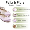 image:imageFelix amp Flora Girls Toddler Little Ballet Shoes  Flower Girls Mary Jane Flats Dress Shoes Party WeddingB836purple