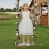 image:imageFelix amp Flora Girls Toddler Little Ballet Shoes  Flower Girls Mary Jane Flats Dress Shoes Party WeddingB836white