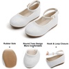 image:imageFelix amp Flora Girls Toddler Little Ballet Shoes  Flower Girls Mary Jane Flats Dress Shoes Party WeddingB842glitter White