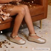 image:imageFelix amp Flora Girls Toddler Little Ballet Shoes  Flower Girls Mary Jane Flats Dress Shoes Party WeddingB842gold