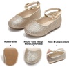 image:imageFelix amp Flora Girls Toddler Little Ballet Shoes  Flower Girls Mary Jane Flats Dress Shoes Party WeddingB842gold