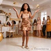 image:imageFelix amp Flora Girls Toddler Little Ballet Shoes  Flower Girls Mary Jane Flats Dress Shoes Party WeddingB842gold