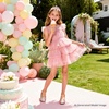 image:imageFelix amp Flora Girls Toddler Little Ballet Shoes  Flower Girls Mary Jane Flats Dress Shoes Party WeddingB842pink