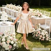 image:imageFelix amp Flora Girls Toddler Little Ballet Shoes  Flower Girls Mary Jane Flats Dress Shoes Party WeddingB842s Dark Nude