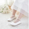 image:imageFelix amp Flora Girls Toddler Little Ballet Shoes  Flower Girls Mary Jane Flats Dress Shoes Party WeddingB842s Ivory White