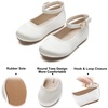 image:imageFelix amp Flora Girls Toddler Little Ballet Shoes  Flower Girls Mary Jane Flats Dress Shoes Party WeddingB842s Ivory White