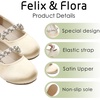 image:imageFelix amp Flora Girls Toddler Little Ballet Shoes  Flower Girls Mary Jane Flats Dress Shoes Party WeddingB862champagne Gold