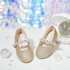image:imageFelix amp Flora Girls Toddler Little Ballet Shoes  Flower Girls Mary Jane Flats Dress Shoes Party WeddingB862glitter Gold