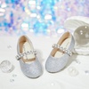 image:imageFelix amp Flora Girls Toddler Little Ballet Shoes  Flower Girls Mary Jane Flats Dress Shoes Party WeddingB862glitter Silver