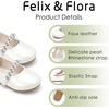 image:imageFelix amp Flora Girls Toddler Little Ballet Shoes  Flower Girls Mary Jane Flats Dress Shoes Party WeddingB862pearl White