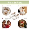 image:imageFelix amp Flora Girls Toddler Little Ballet Shoes  Flower Girls Mary Jane Flats Dress Shoes Party WeddingB862pearl White
