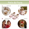 image:imageFelix amp Flora Girls Toddler Little Ballet Shoes  Flower Girls Mary Jane Flats Dress Shoes Party WeddingB862pink