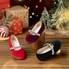 image:imageFelix amp Flora Girls Toddler Little Ballet Shoes  Flower Girls Mary Jane Flats Dress Shoes Party WeddingB862velvet Black