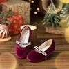 image:imageFelix amp Flora Girls Toddler Little Ballet Shoes  Flower Girls Mary Jane Flats Dress Shoes Party WeddingB862velvet Burgundy
