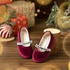 image:imageFelix amp Flora Girls Toddler Little Ballet Shoes  Flower Girls Mary Jane Flats Dress Shoes Party WeddingB862velvet Burgundy