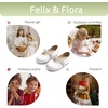 image:imageFelix amp Flora Girls Toddler Little Ballet Shoes  Flower Girls Mary Jane Flats Dress Shoes Party WeddingB862white