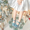 image:imageFelix amp Flora Girls Toddler Little Ballet Shoes  Flower Girls Mary Jane Flats Dress Shoes Party WeddingB871blue