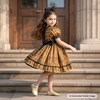 image:imageFelix amp Flora Girls Toddler Little Ballet Shoes  Flower Girls Mary Jane Flats Dress Shoes Party WeddingB883fl Gold