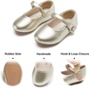 image:imageFelix amp Flora Girls Toddler Little Ballet Shoes  Flower Girls Mary Jane Flats Dress Shoes Party WeddingB883fl Gold