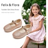 image:imageFelix amp Flora Girls Toddler Little Ballet Shoes  Flower Girls Mary Jane Flats Dress Shoes Party WeddingB883glitter Pink