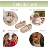 image:imageFelix amp Flora Girls Toddler Little Ballet Shoes  Flower Girls Mary Jane Flats Dress Shoes Party WeddingB883glitter Pink