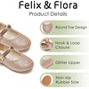 image:imageFelix amp Flora Girls Toddler Little Ballet Shoes  Flower Girls Mary Jane Flats Dress Shoes Party WeddingB883glitter Pink