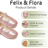 image:imageFelix amp Flora Girls Toddler Little Ballet Shoes  Flower Girls Mary Jane Flats Dress Shoes Party WeddingB883pink