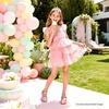 image:imageFelix amp Flora Girls Toddler Little Ballet Shoes  Flower Girls Mary Jane Flats Dress Shoes Party WeddingB883pink