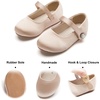 image:imageFelix amp Flora Girls Toddler Little Ballet Shoes  Flower Girls Mary Jane Flats Dress Shoes Party WeddingB883s Dark Nude