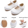 image:imageFelix amp Flora Girls Toddler Little Ballet Shoes  Flower Girls Mary Jane Flats Dress Shoes Party WeddingB883s White