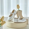 image:imageFelix amp Flora Girls Toddler Little Ballet Shoes  Flower Girls Mary Jane Flats Dress Shoes Party WeddingB883white