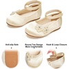 image:imageFelix amp Flora Girls Toddler Little Ballet Shoes  Flower Girls Mary Jane Flats Dress Shoes Party WeddingB897champagne Gold
