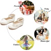 image:imageFelix amp Flora Girls Toddler Little Ballet Shoes  Flower Girls Mary Jane Flats Dress Shoes Party WeddingB897ivory White