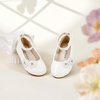 image:imageFelix amp Flora Girls Toddler Little Ballet Shoes  Flower Girls Mary Jane Flats Dress Shoes Party WeddingB897pl White